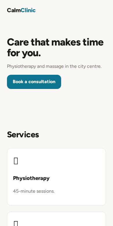Calm Clinic screenshot 2