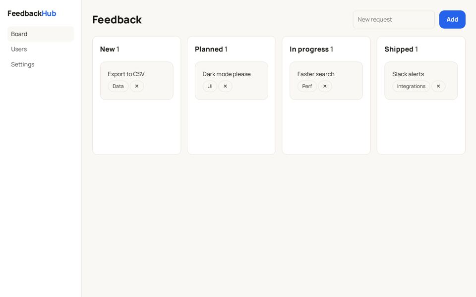 Feedback Hub preview