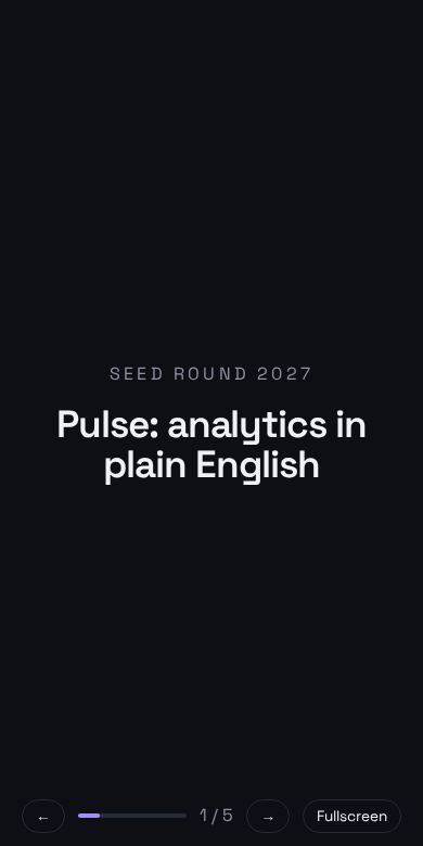 Seed Pitch Deck screenshot 2
