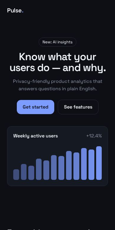 Pulse Analytics screenshot 2