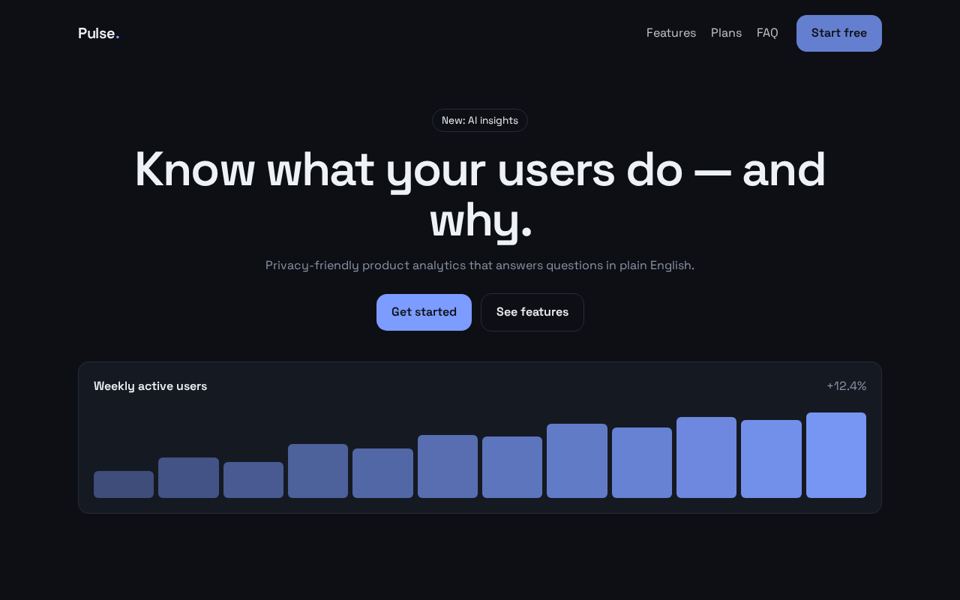 Pulse Analytics preview