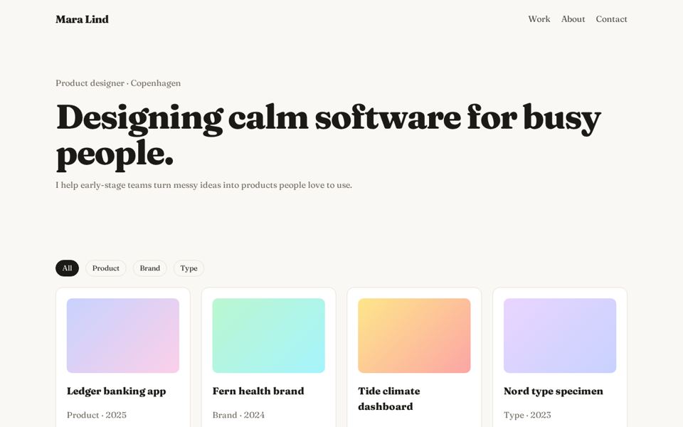 Studio Folio preview