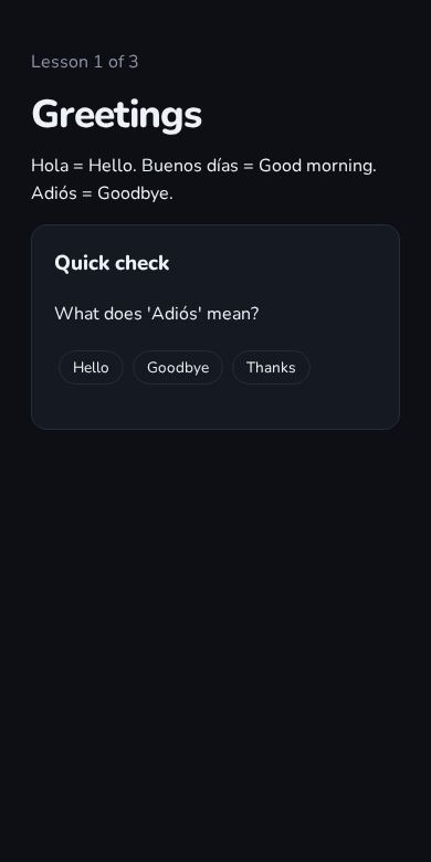 Vocab Sprint screenshot 2